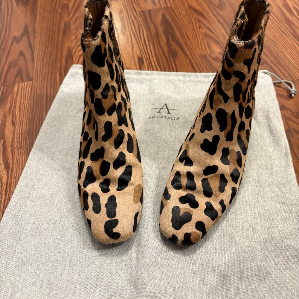 Aquatalia Animal Print Ankle Booties - Picture 6 of 10
